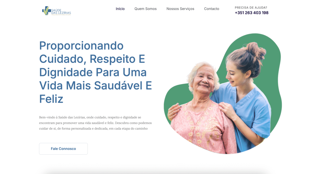 site home saude das lezirias