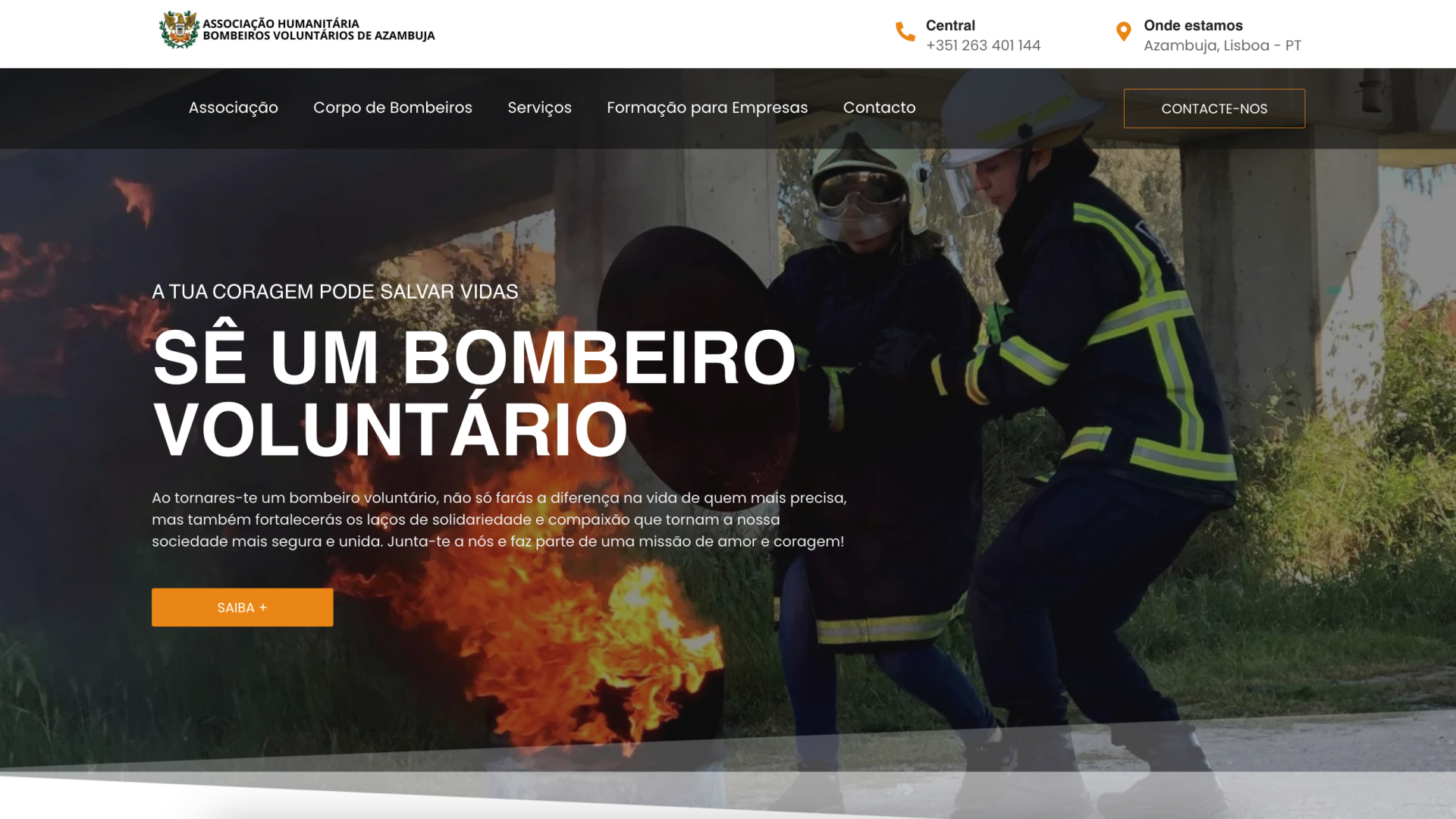 Site – Bombeiros Voluntários de Azambuja